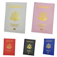 passport cover faux leather organizer travel id card holder usa passport case