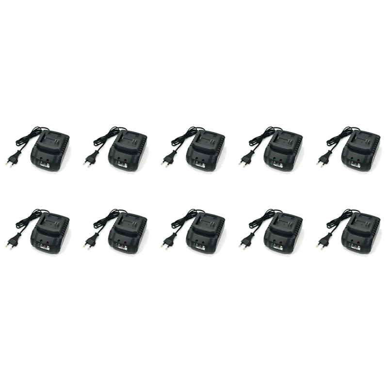 10X Charger For Makita Lithium 18V 21V Battery Apply To Cordless Drill Angle Grinder Electric Blower Power Tools EU Plug