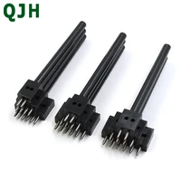 qjh diy leather round row punching tool 34568mm spacing hole punches lacing stitching hand sewing thread tools