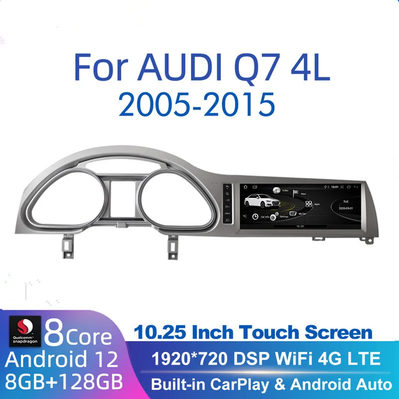 

Автомобильный мультимедийный плеер с Android 12 8 + 128 Гб для Audi Q7 4L 2005-2015 MMI 2G 3G GPS навигация автомобильное радио стерео DSP WIFI