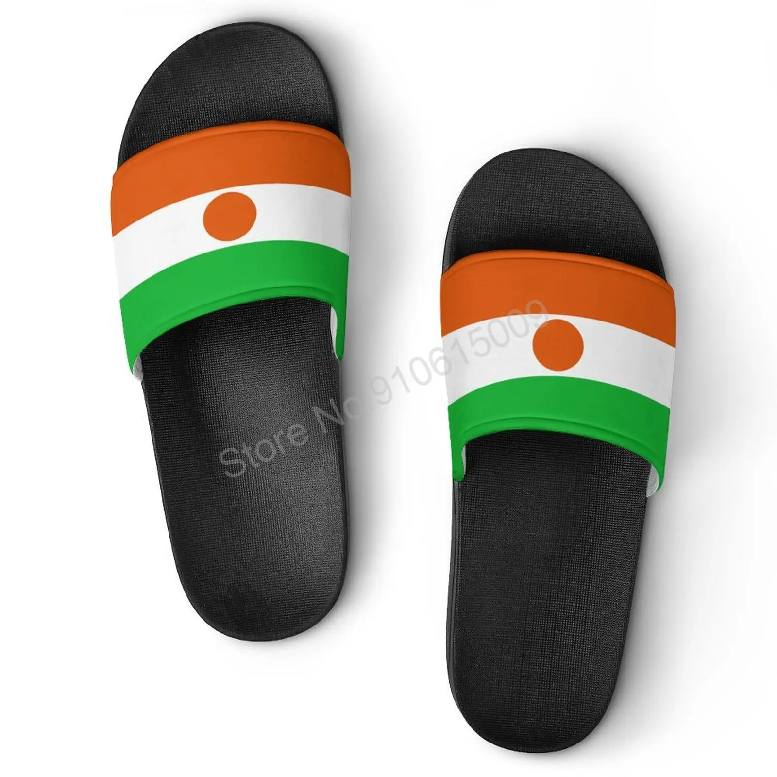 

Niger Flag Men Women Slippers Summer Beach Sandals Casual Indoor Outdoor Comfortable Footwear 36-46