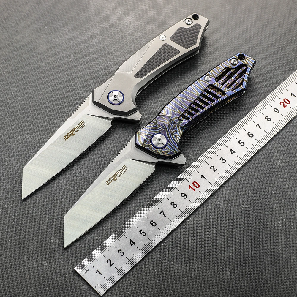 

Складной нож WUBU M390, походные охотничьи Тактические Ножи, универсальный карманный нож, инструменты для повседневного использования, нож для ...