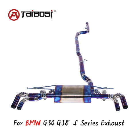 For BMW G30 G38 2.0T Taibosi Performance Exhaust Catback Titanium Alloy Pipe Car Vacuum / Electric Control Valve Cutout Muffler
