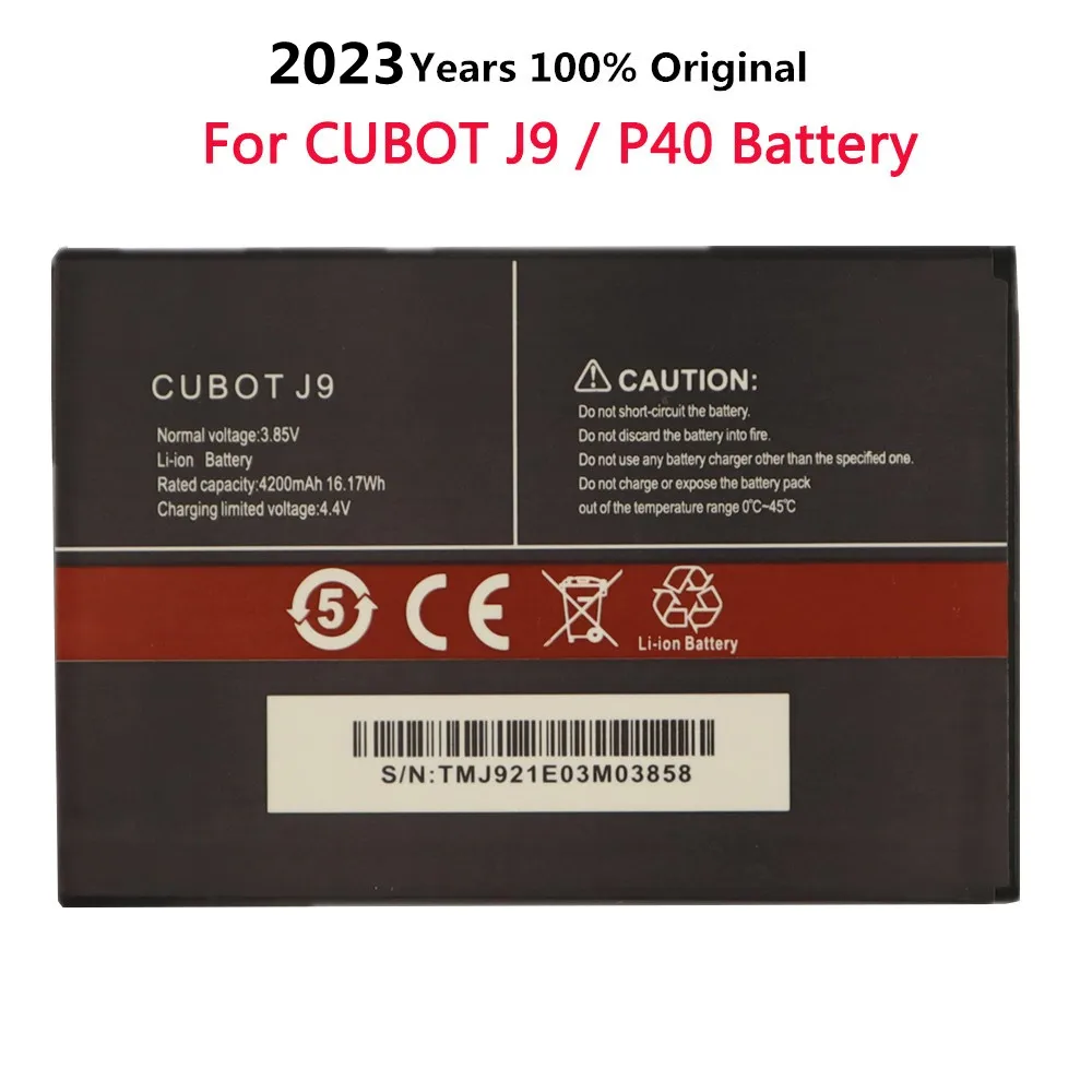 

2023 Years New Original Battery For Cubot J9 , Cubot P40 AUCC Phone 4200mAh High Quality Battery Replacement Batteries In Stock