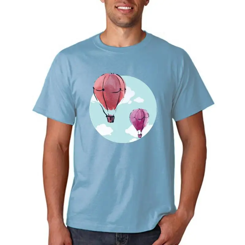 

Women Watercolor Cartoon Hot Balloon Love Fashion Ladies Print Lady T-shirts Top Womens Stylish T Shirt Sweet Tee T-Shirt