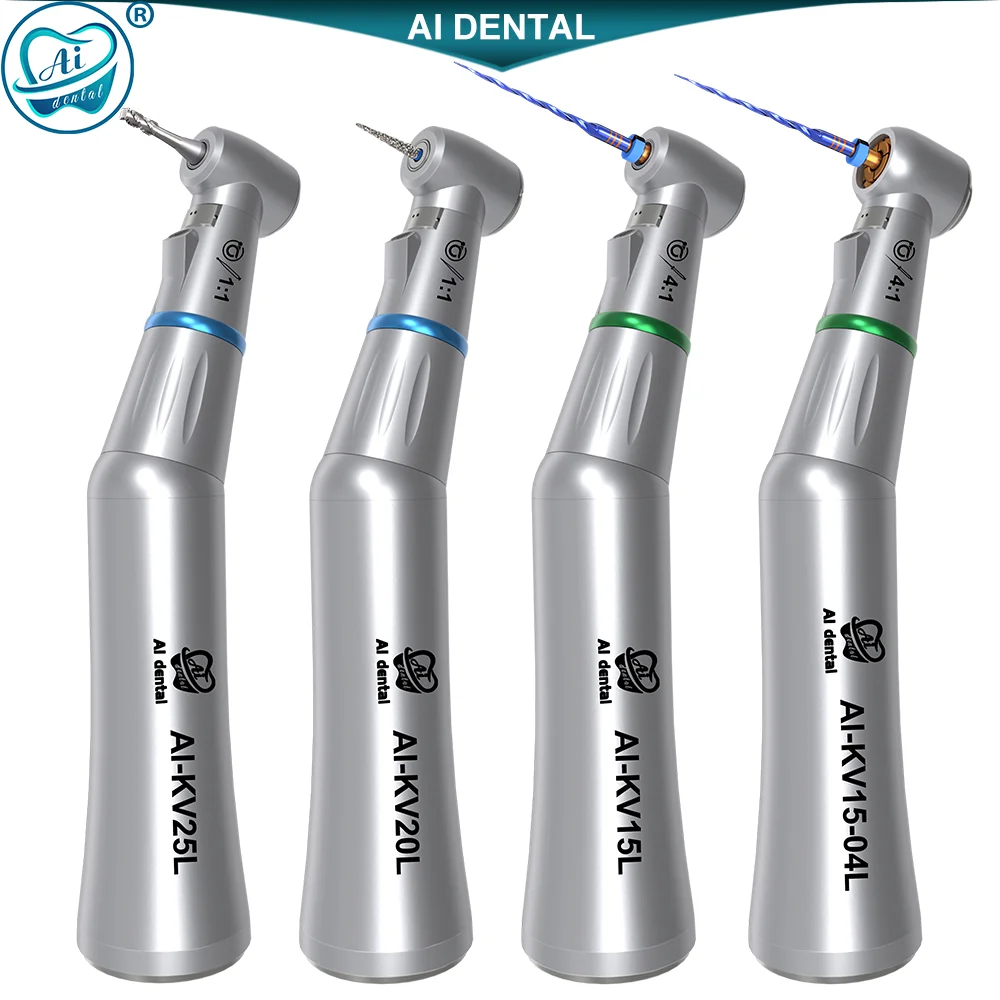 

KVL Series Low Speed Handpiece Dental Contra Angle Detachable Head KV-Type Connector LED Electric Motor Surgical Equipment