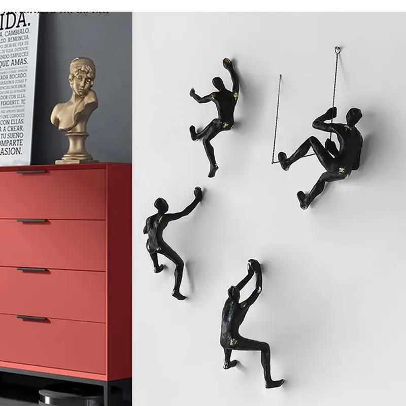 Ретро скалолазание персонаж украшение на стену подвеска в скандинавском стиле