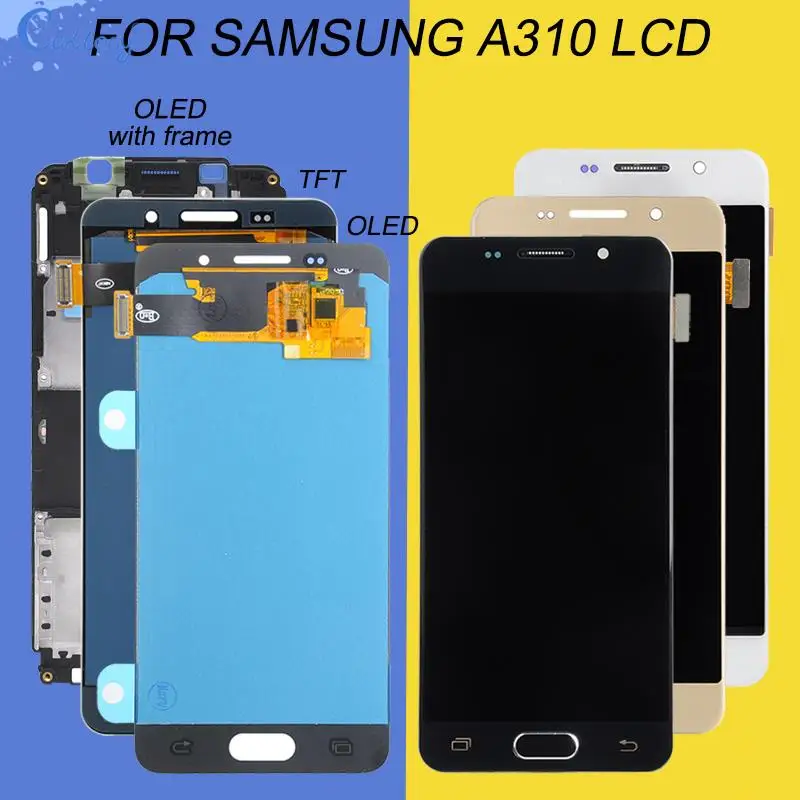 Catteny акция для Samsung Galaxy A310 ЖК сенсорный экран дигитайзер сборка A3 2016 дисплей со