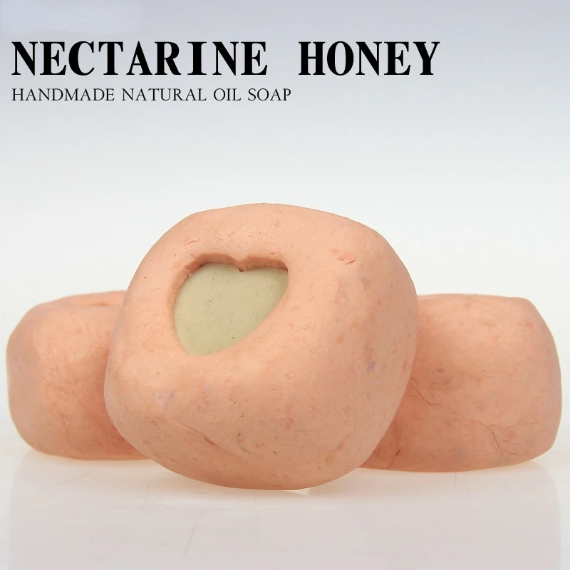

Nectarine Honey Handmade Soap Face Soap Gentle Cleansing Cold Process Handmade Soap