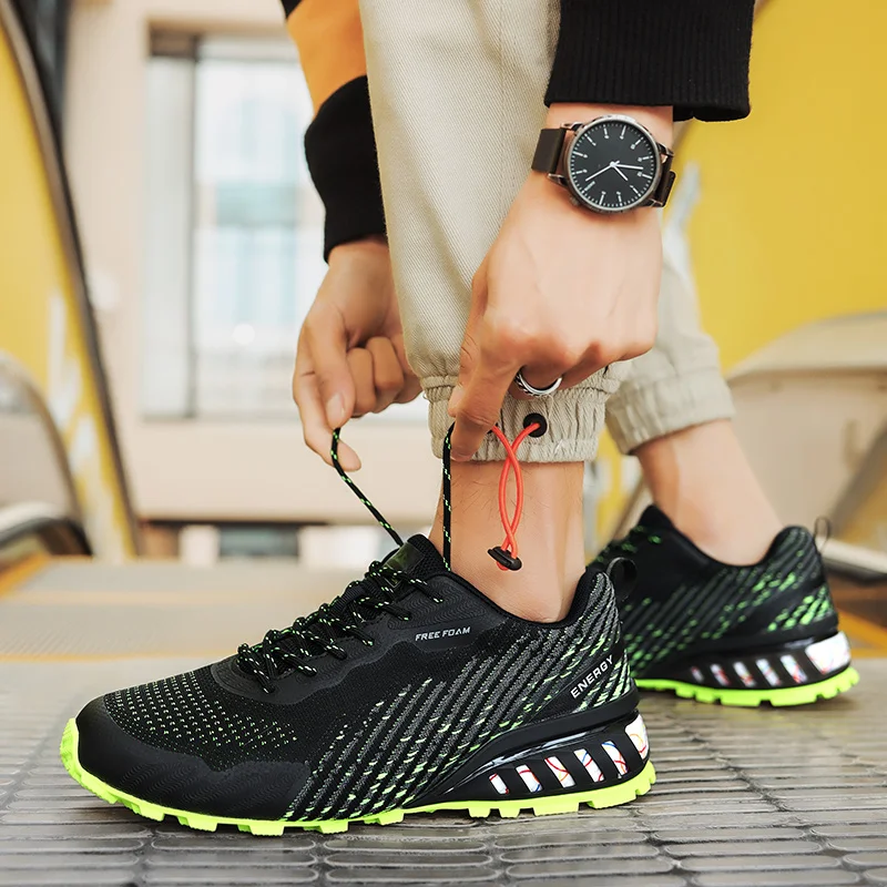 Mens Fashion Multi-sports Sneakers Walking Trail Running Shoes Outdoor Gym Shock-absorbing Training Shoes