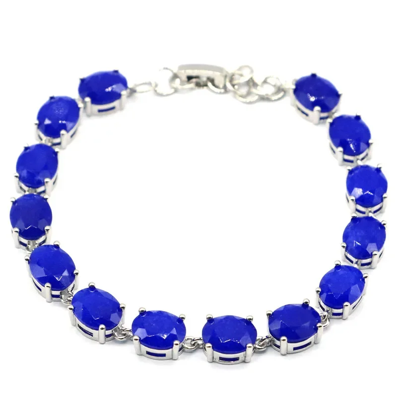 16 г БРАСЛЕТ С ТЕРЛИНГОВОГО СЕРЕбра 925 Дымчатый топаз Фиолетовый Мистический