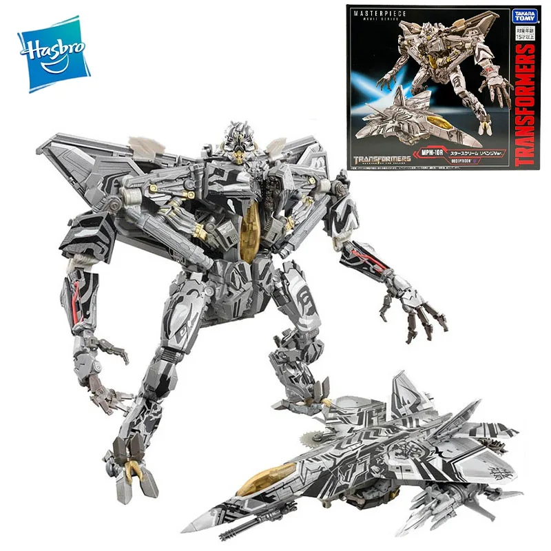 

In Stock Original Hasbro Transformers TAKARA MPM-10R Masterpiece Starscream Anime Figure Action Figures Model Toys
