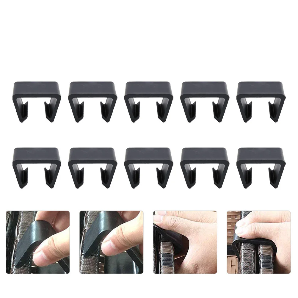 

Clips Furniture Patio Wicker Sectional Chair Sofa Outdoor Fastenerstable Lawn Chari Webbing Connector Rattan Clamps Fastener