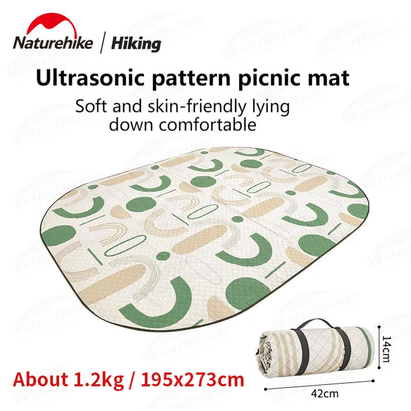 Naturehike Portable Folding Waterproof Picnic Mat Outdoor Camping Beach Thickening Moisture-Proof Pad 6-8 Persons Floor Mat