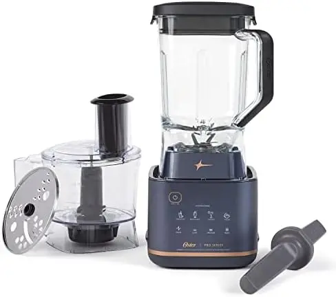 

Kitchen System with XL 9-Cup Tritan Jar, Food Processor and Tamper Tool, Dark Blue