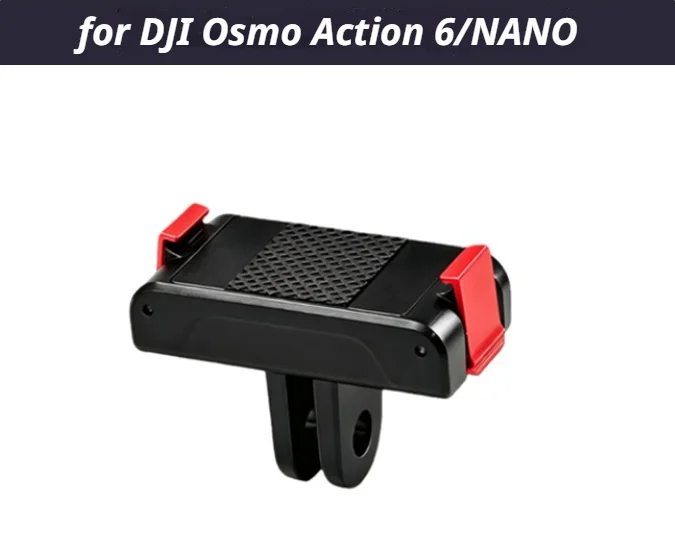 Фото Для DJI Osmo nano/Action 6: магнитное быстросъемное крепление с двумя захватами для Insta360 Go Ultra/Ace Pro 2/X4 Air/DJI Osmo Action 3 4 5 P №5
