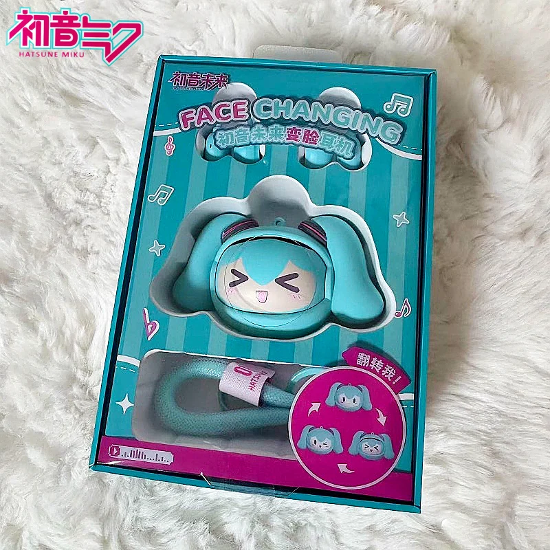 Фото Беспроводные Bluetooth-наушники Hatsune Miku 2026 года с функцией смены изображения, на клипсах, для мужчин и женщин, подарок на праздники и дни рождения, в наличии №3