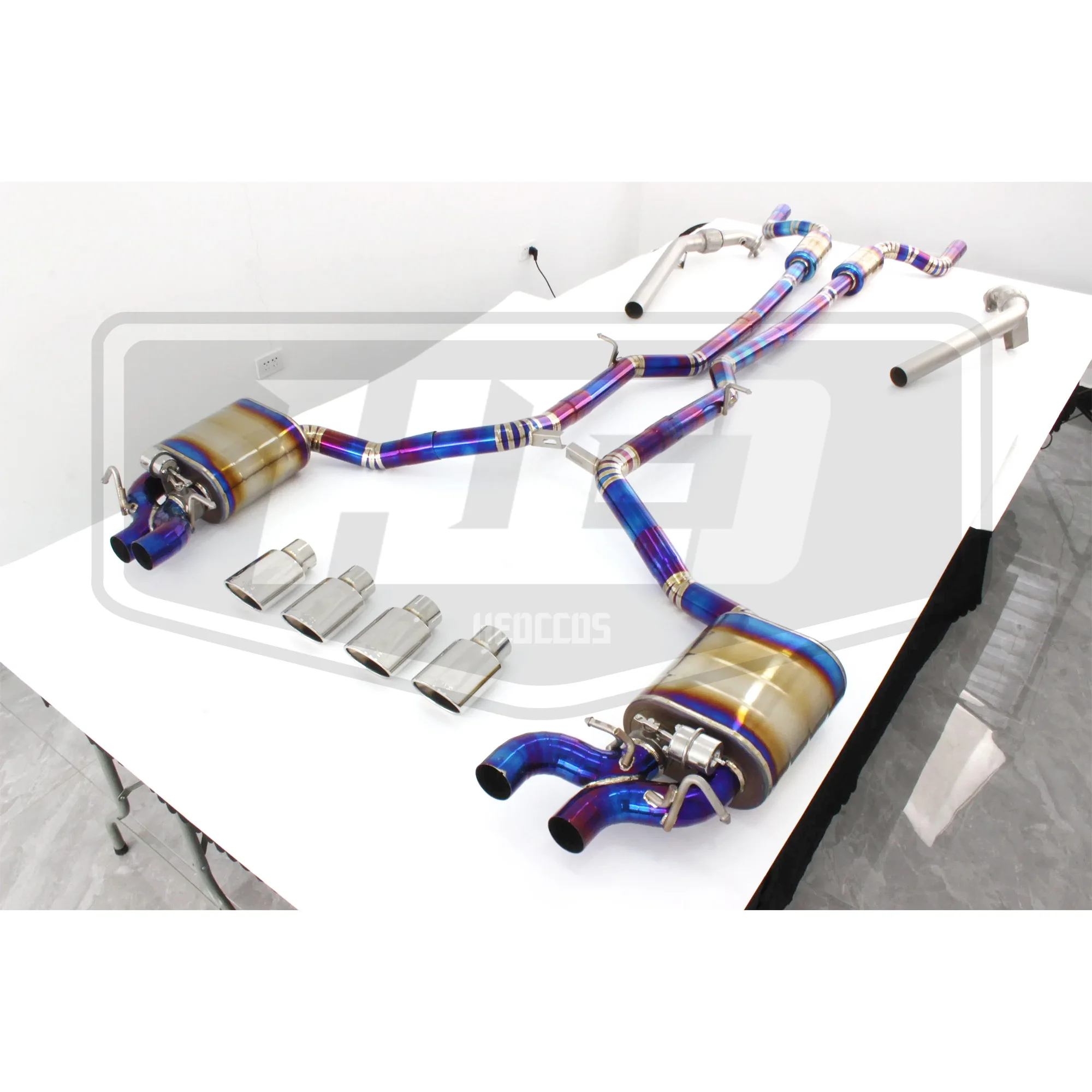 HEO Factory OEM Catback выхлопная система для Mercedes-Benz C63 C63S AMG W205 4.0T 2016-2022 Титановая