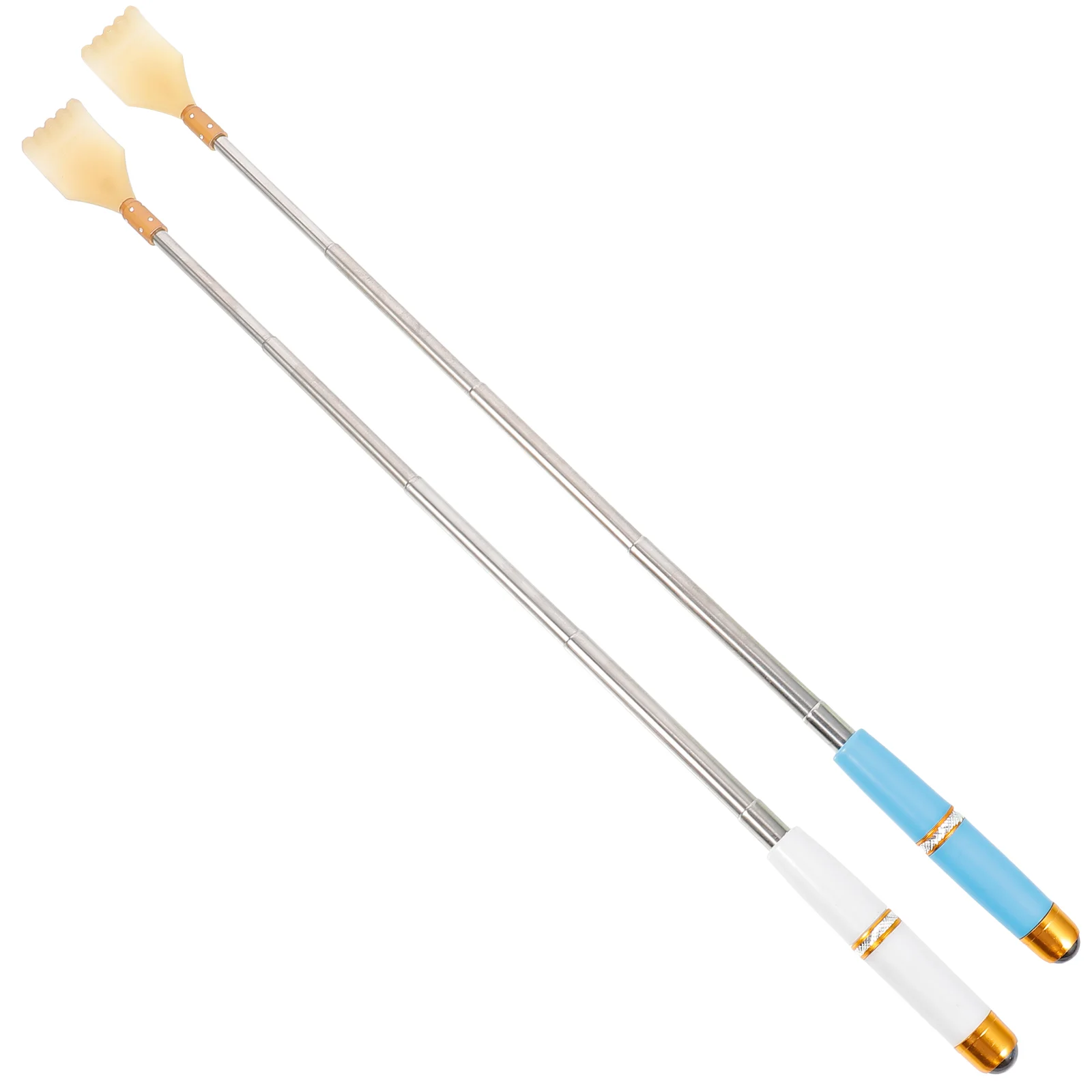 

2pcs Multifunction Stretch Back Scratcher Stainless Steel Back Scratching Tools