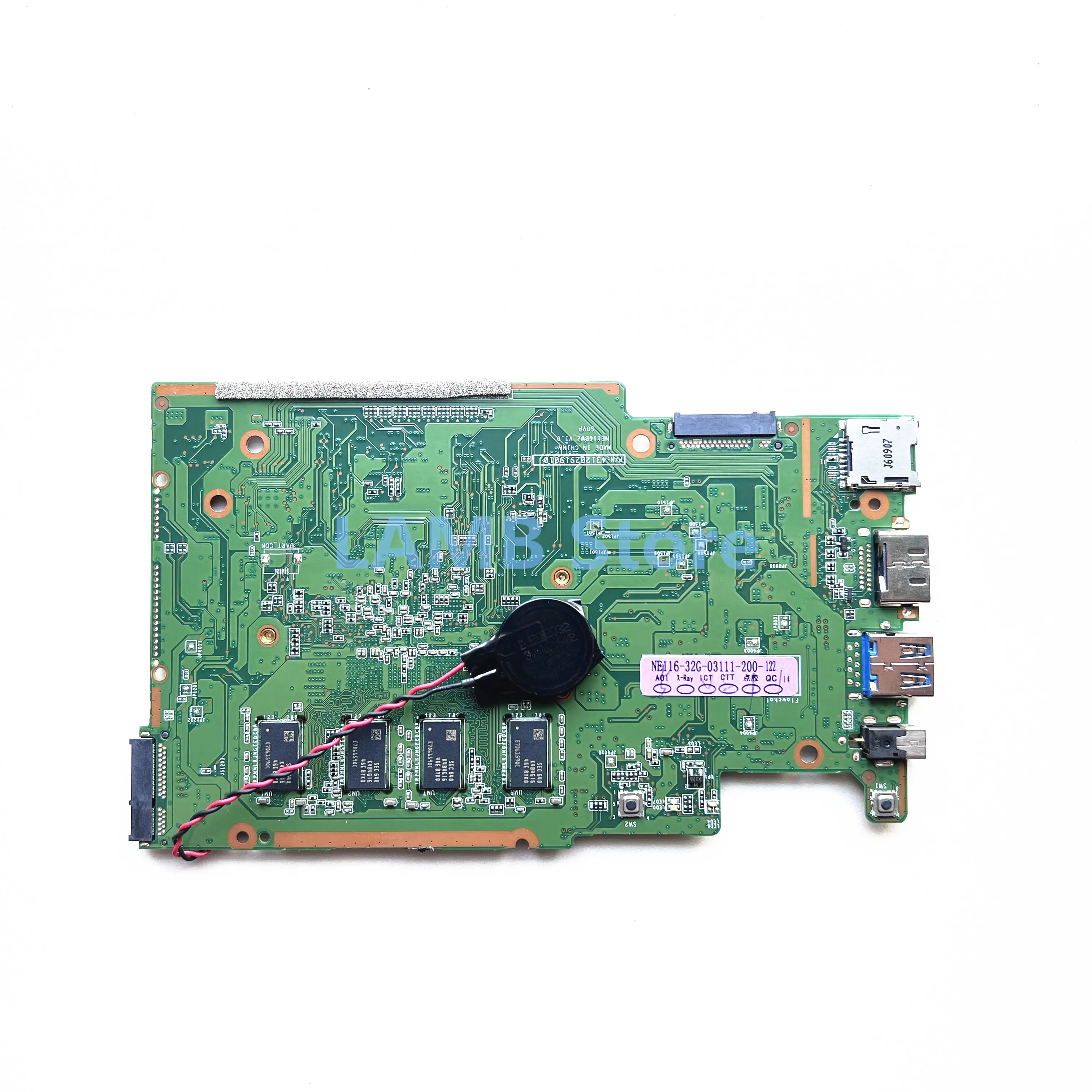 Материнская плата для ноутбука Lenovo Ideapad 110S-11IBR с процессором N3710 4 Гб ОЗУ 32 5B20M53741 мб