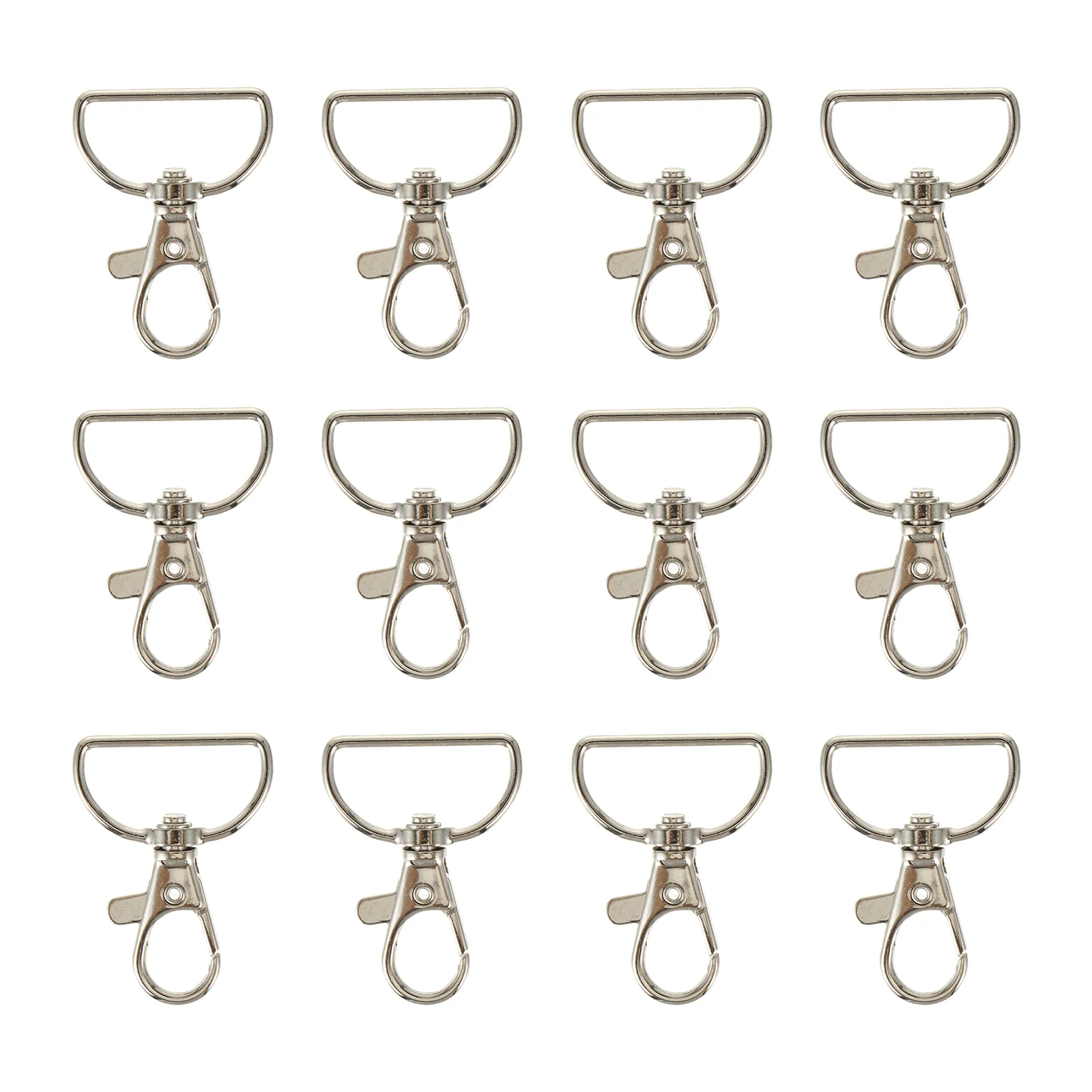 

Clasp Lobster Hook Keychain Key Clasps Swivel Claw Hooks Clip Snap Ring Metal Making Trigger Holder Lanyards Chain Keychains