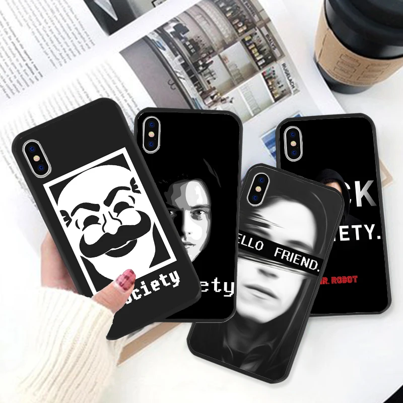 

Unique Hard Phone Case TV Play Mr Robot For Apple Iphone 13 11 Pro Max 12 Mini XS Cover 7 8 6S Plus X 10 XR SE 5S Mobile Shell