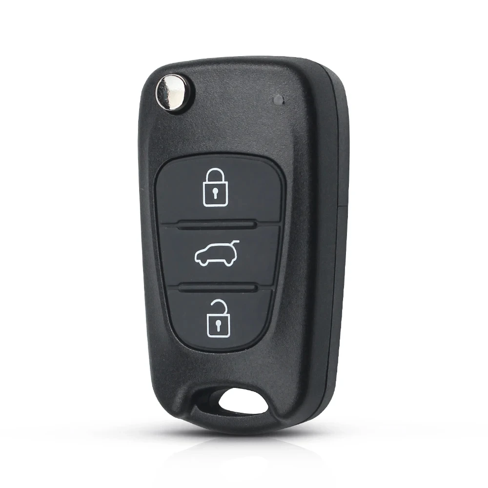 KEYECU 3 кнопки 433 МГц ID46 чип для Hyundai I30 IX35 Elantra Tucson Sonata NF автоматический флип пульт