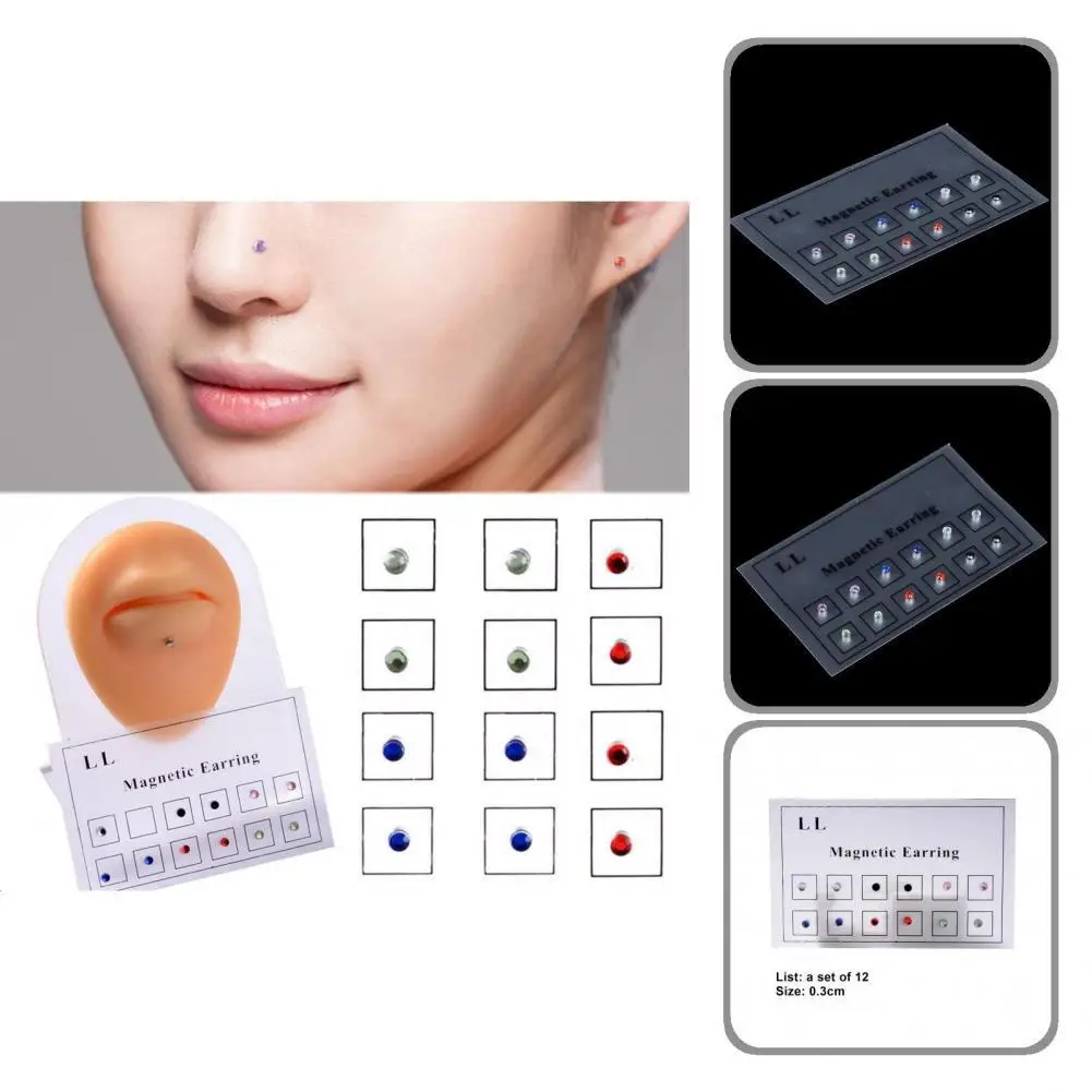 

Mixed Colors Durable Mixed Colors Non Pierced Lip Rings for Cosplay