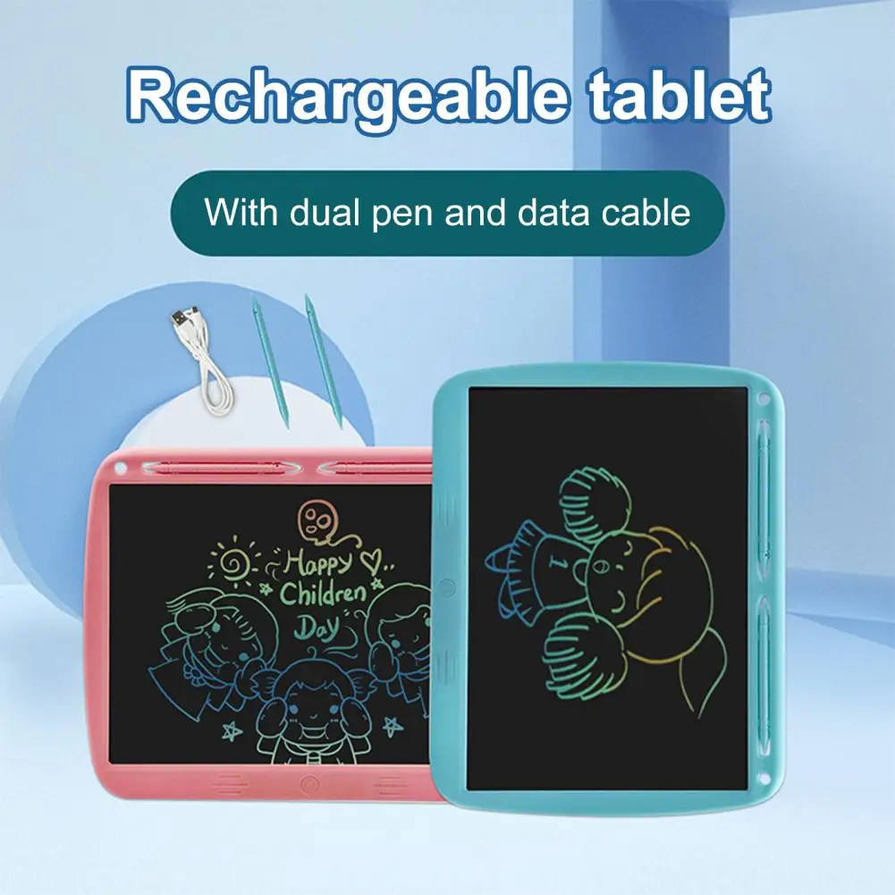 

Writing Tablet Multifunctional Leave Message Rechargeable 15 Inch LCD Electronic Drawing Doodle Board for Student