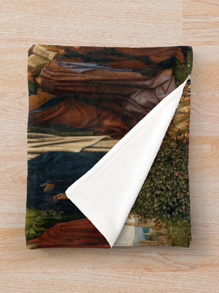 Декоративное одеяло Jan van Eyck's Adoration of the Lamb туристические декоративные одеяла и