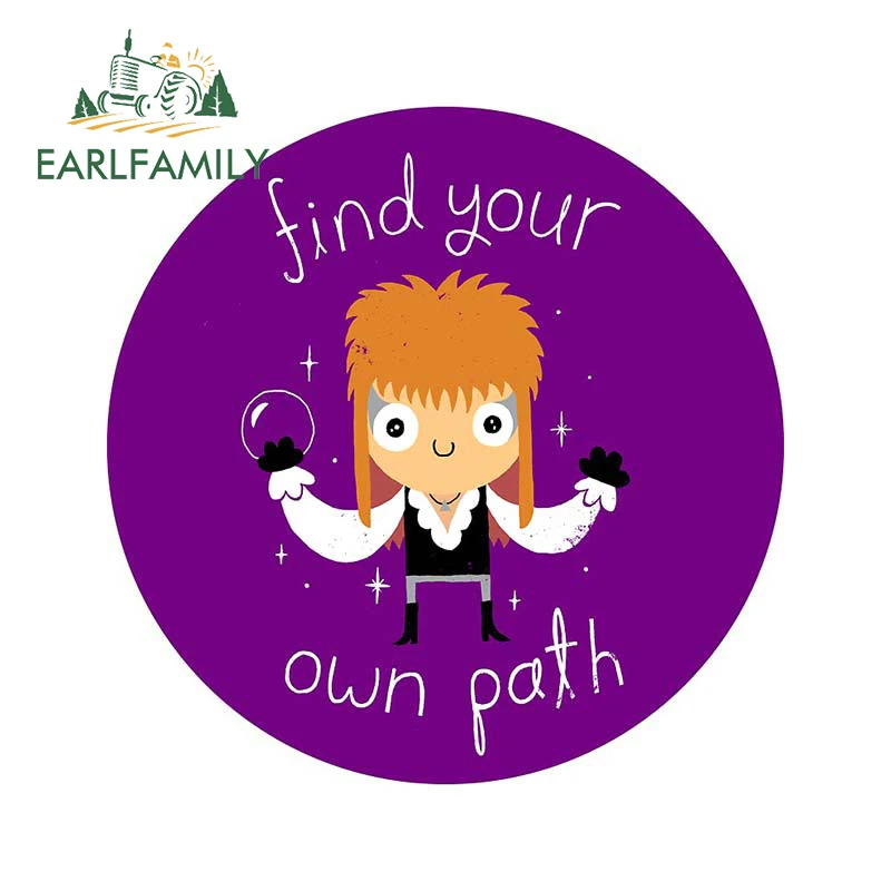 EARLFAMILY 13 см x 13 см, найдите свою собственную дорожку, автомобильная наклейка, багажник, крышка топливного бака, ящик для инструментов, наклейки, наклейки для автомобиля, мотоцикла s