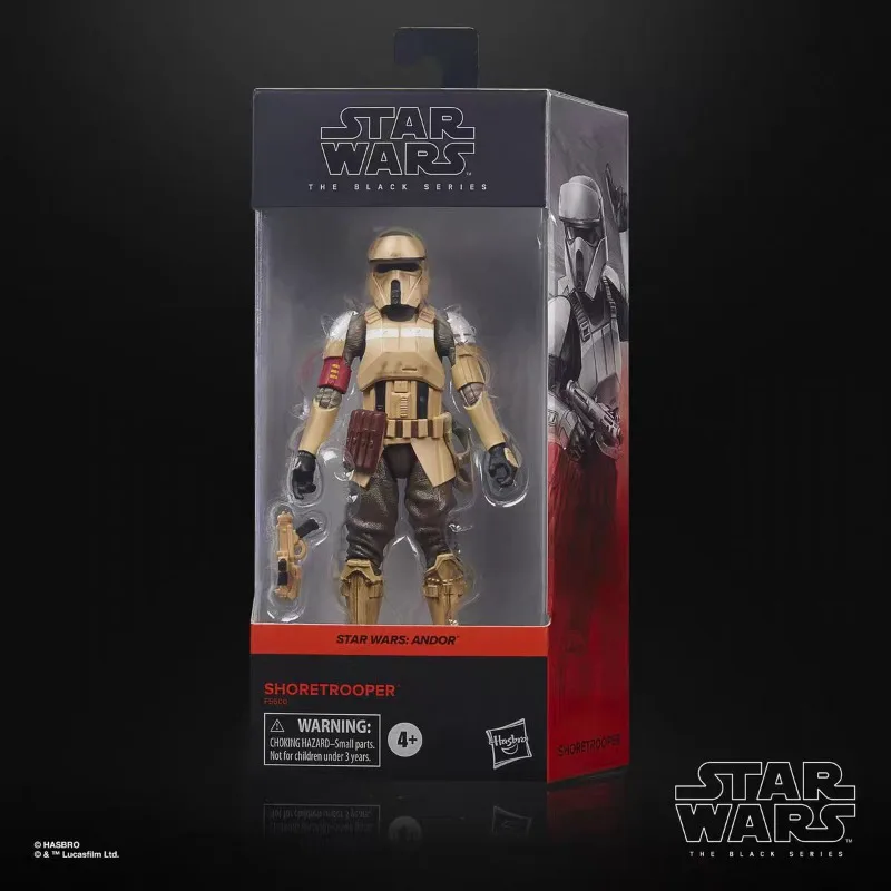 Фото Оригинальный Hasbro Star Wars The Black Series ANDOR SHORETROOPER, коллекция аниме-фигурок, модели игрушек №5
