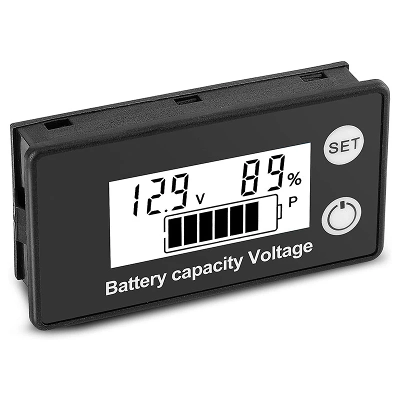 

Battery Monitor,Golf Cart Battery Testers Digital Battery Capacity 8-100V Voltage Monitor Remaining Capacity Tester
