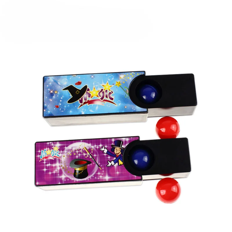 

New Funny Gadgets Kids Toys Changeable Magic Box Turning the Red into the Blue Ball Props Tricks Classic