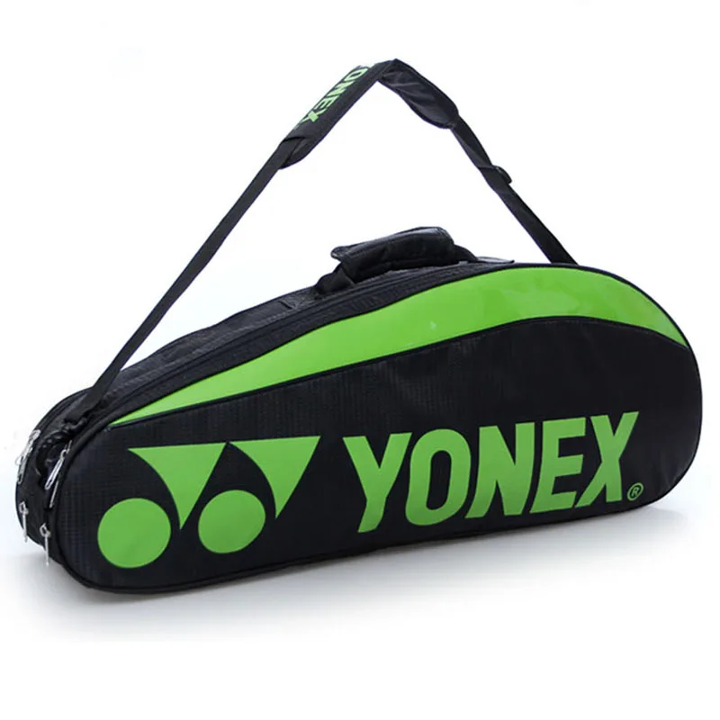 Original YONEX Double-deck PU Badminton Bag with Shoes Compartment 4-6 Pcs Racquet Sports Bag Shuttlelock Badminton Accessories
