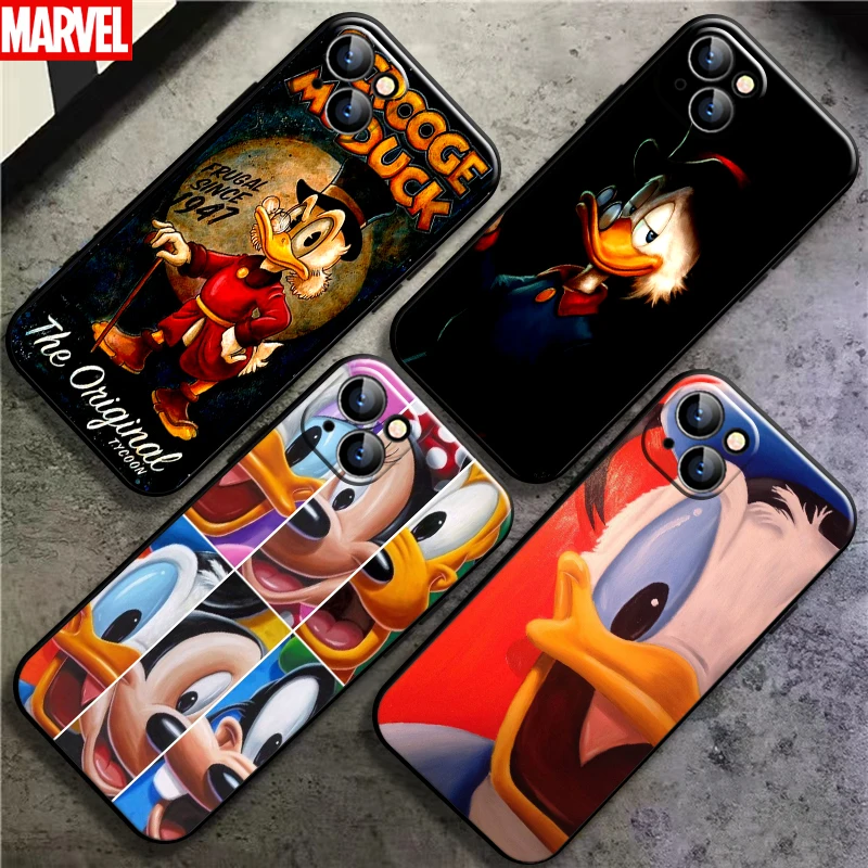 

Don Donald Fauntleroy Duck Mickey For Apple iPhone 13 12 11 Pro Mini X XR XS Max SE 6 6S 7 8 Plus Phone Case Black Back Coque