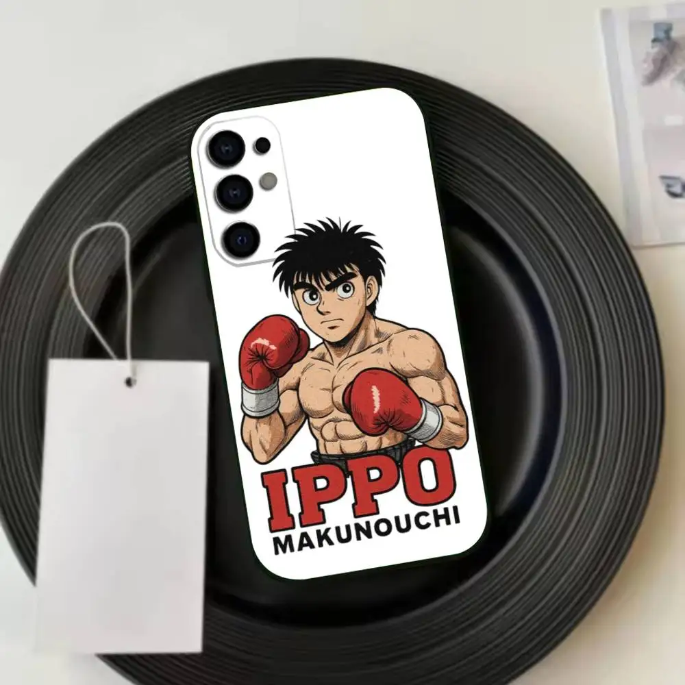 Фото Мягкий черный чехол для телефона Makunouchi handsome I-Ippo для Samsung S24, S21, S22, S20, S23, S30, Ultra, S20, Plus №2