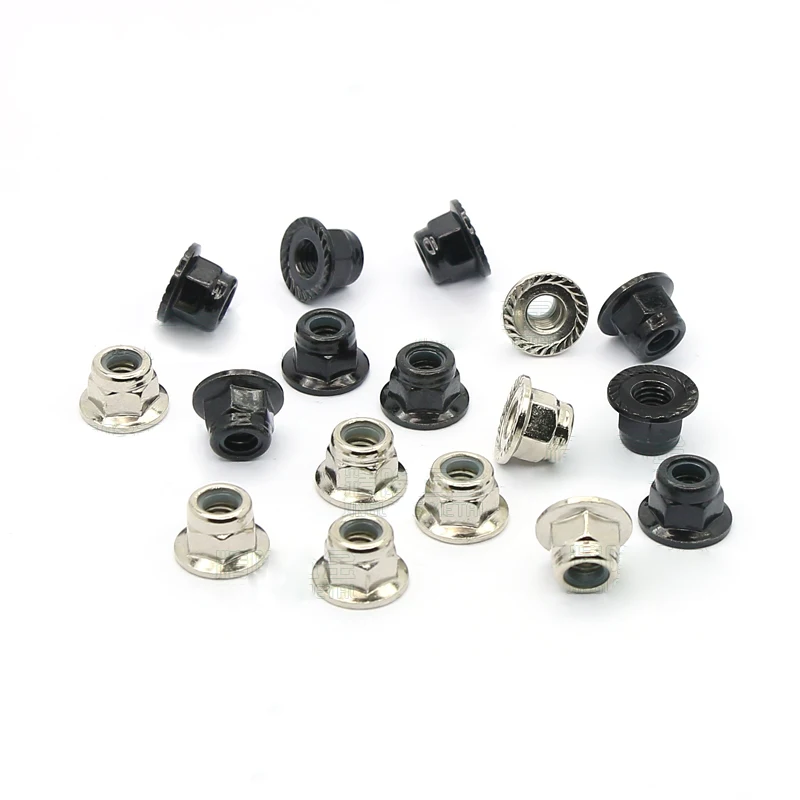 М5 никелированная сталь, шестигранный фланец, нейлоновая вставка, блокировочная гайка DIN6926 Nylock, специально для авиационной модели, бесщеточная стандартная