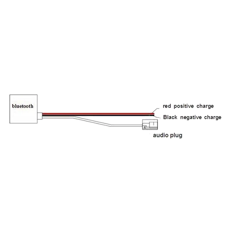 Aux Cable Bluetooth Adapter For Ford 6000CD Microphone Handsfree