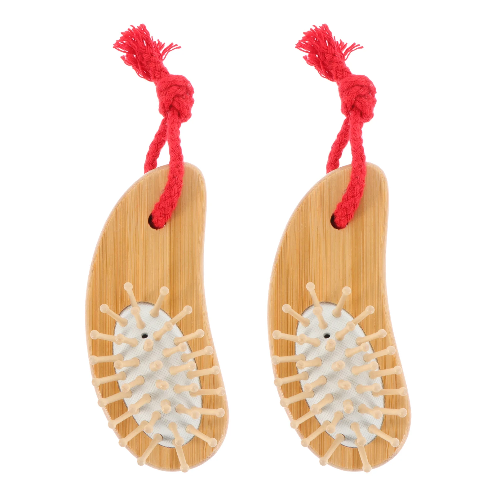 

2 шт., расческа для волос с деревянной подушкой