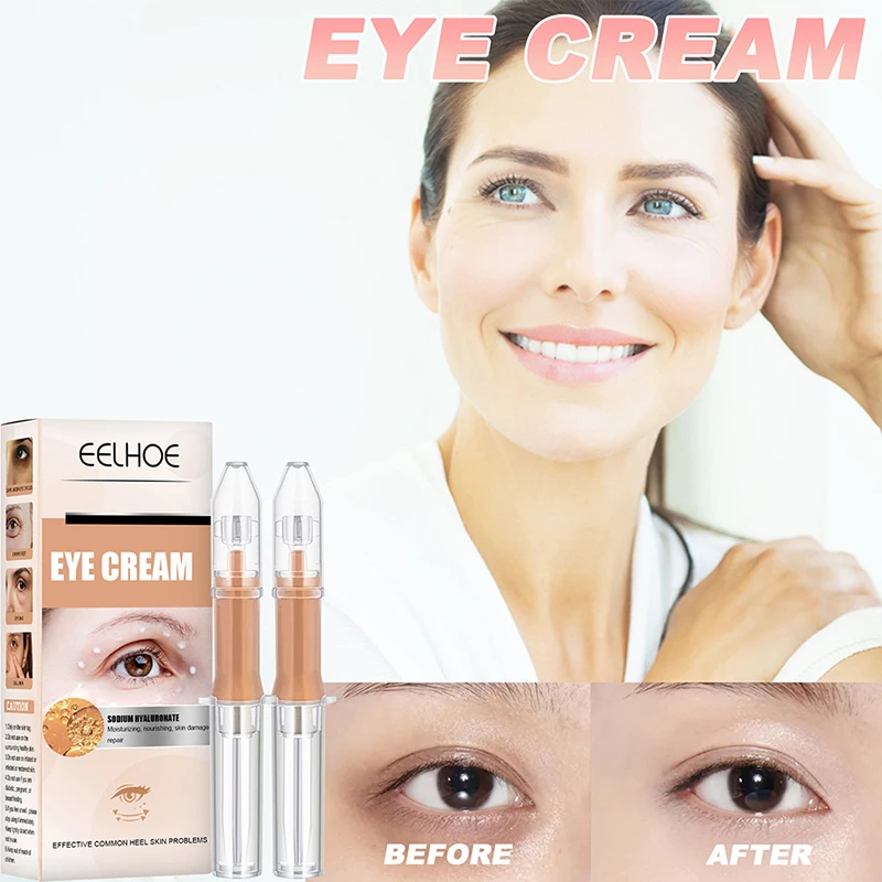 

2 Minutes Instant Lifting Liquid Pump Eye Cream Anti Puffiness Wrinkles Effect Long Lasting Remove Eye Bag Fine Lines Cream