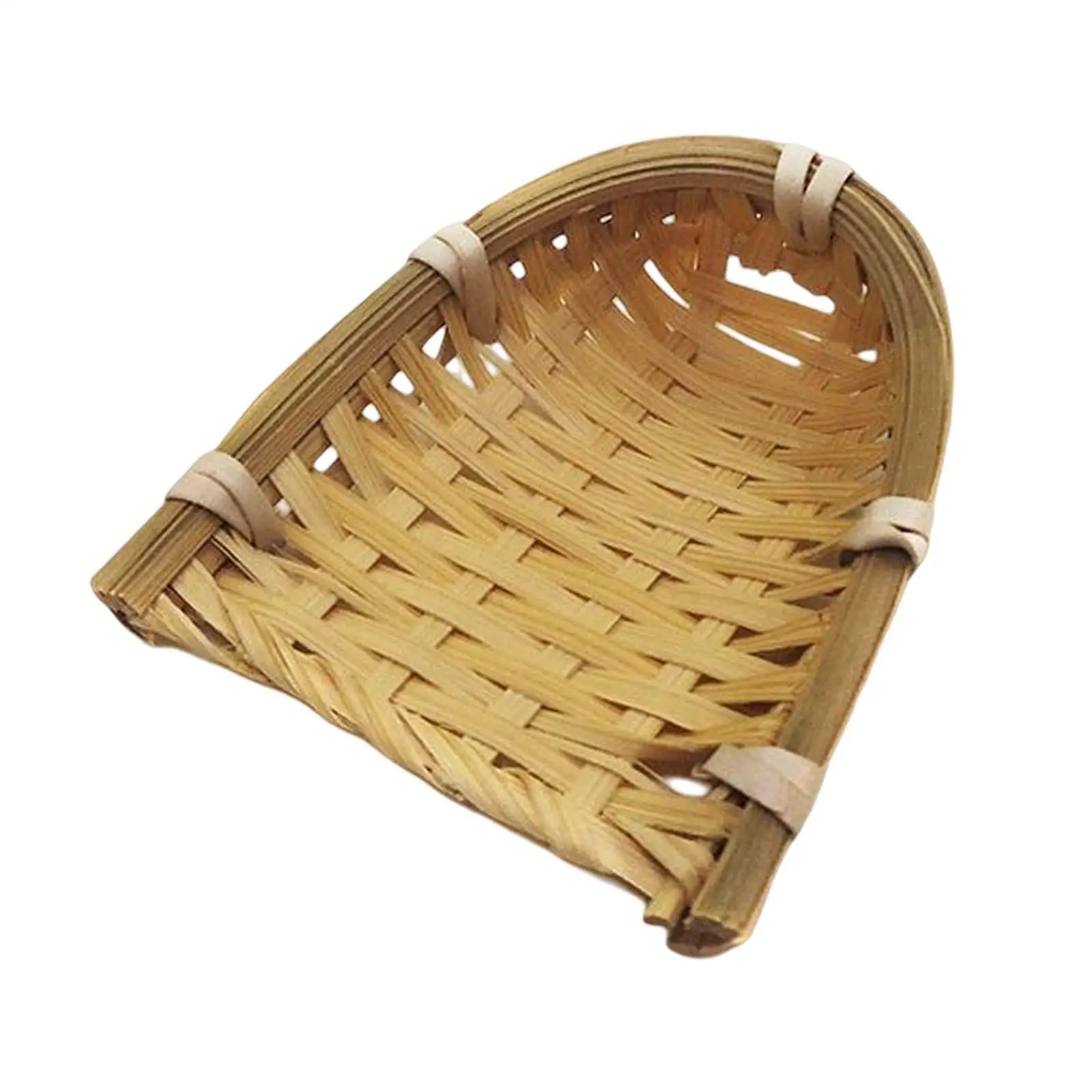 

1/12 Miniature Bamboo Dustpan Model Furniture Living Room Home Ornaments