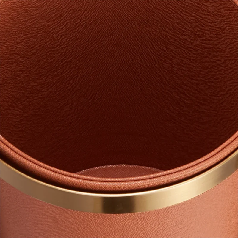 Высококлассное кожаное офисное ведро для хранения креативная гостиная домашняя