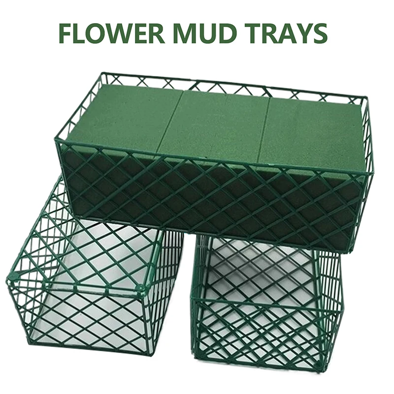 10 шт. пластиковая клетка для грязи с цветочным рисунком держатель цветочной