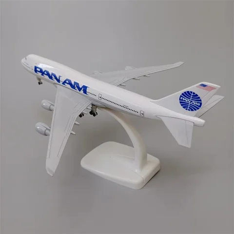 Новинка, 20 см, сплав металла, США, Air Pan, American World, дыхательные пути, PAN AM, Боинг 747, B747, литые модели самолета, самолета с колесами