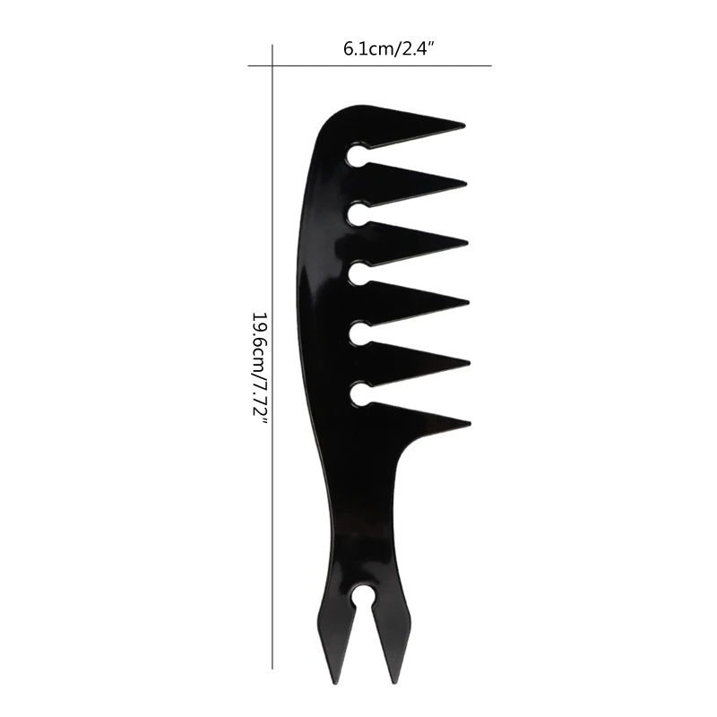 

Мужской гребень для головы, Антистатический гребень с широкими зубцами, профессиональный инструмент для укладки волос для салона, парикмах...