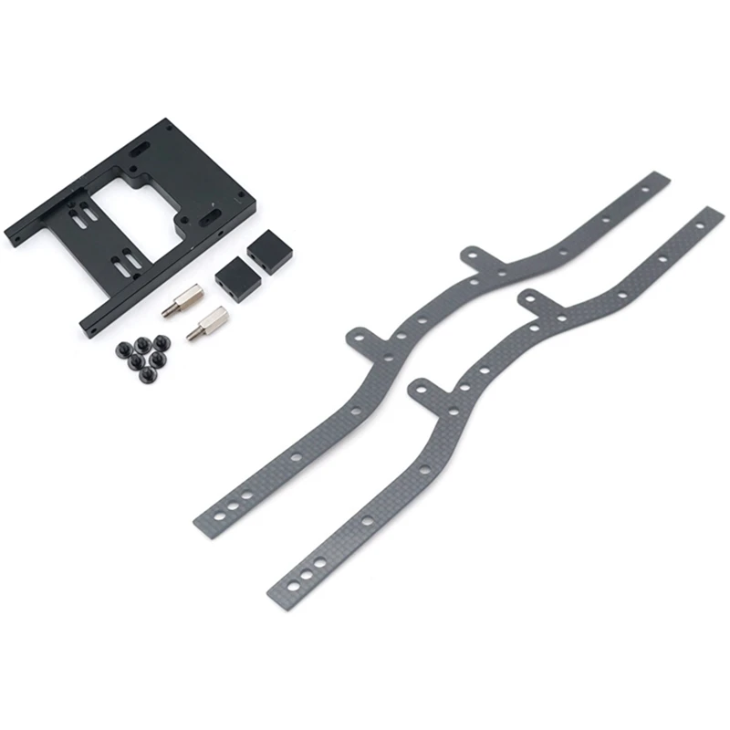 

Upgrade Steering Servo Fixed Mount Bracket For WPL B1 B14 B16 B24 C24 C14 RC Car New With 2Pcs Carbon Fiber Chassis Beam