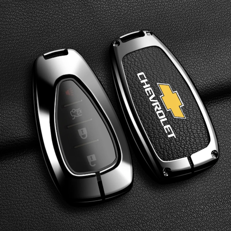 

Новый автомобильный чехол для дистанционного ключа из цинкового сплава, кожаная сумка для Chevrolet Cruze Cross Cobalt Captiva Spark Sonic Aveo Tracker Onix RS Malibu