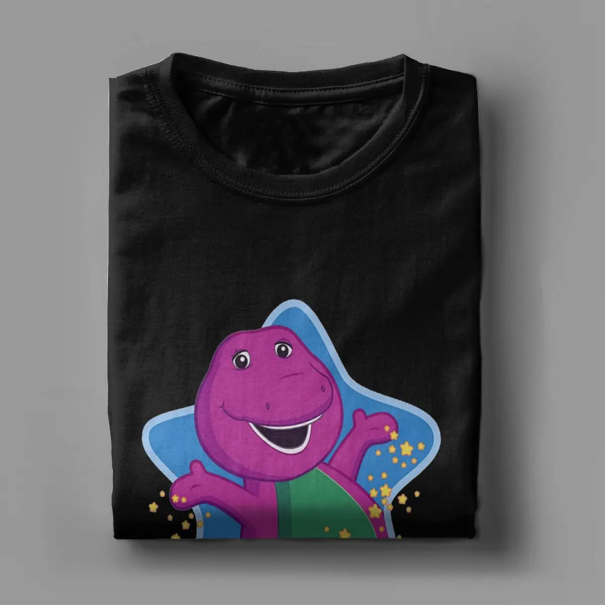 Мужская хлопковая футболка с коротким рукавом и круглым вырезом