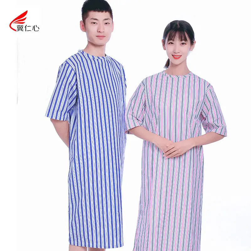 

Free Size Patient Care Clothes Cotton Home Pajamas for Men Women Bedridden Hospital Patients Suit Spring &Autumn Leisure Wear